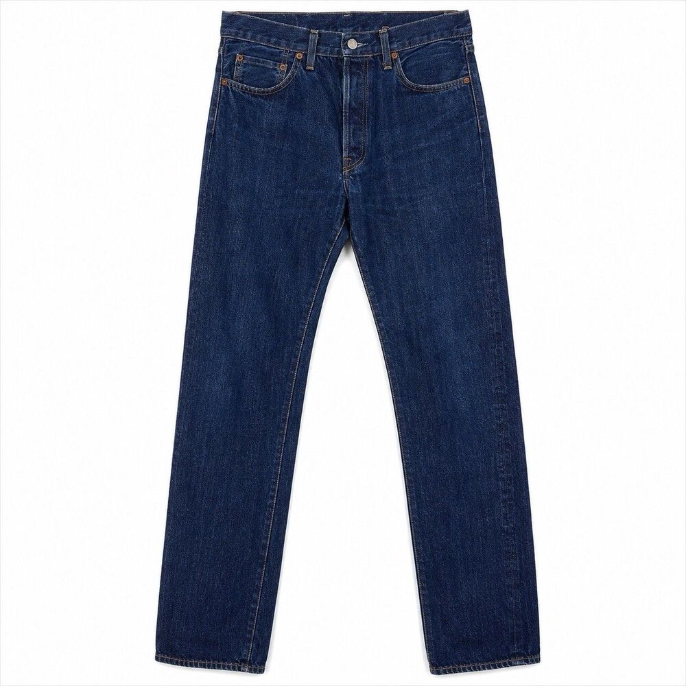 Levi’s LVC 501 XX Big E Selvedge Raw Denim Jeans Mens 30x34 Redline W29.5 L32